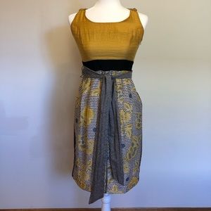 Anthropologie Edme & Esyllte Goldenrod Dress